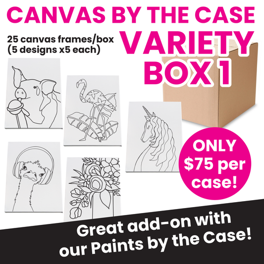 SALE! Canvas by the Case VARIETY BOX 1