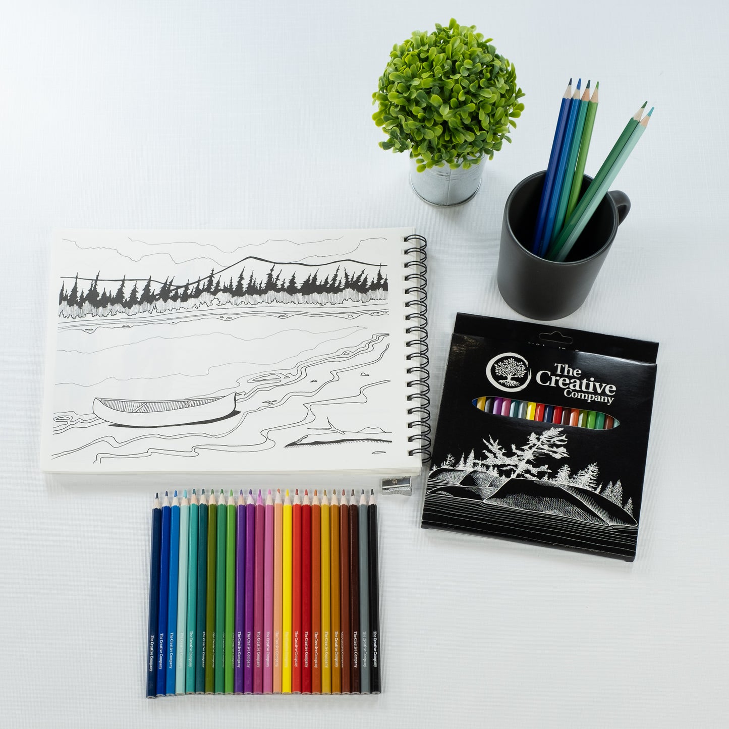 Canadian Landmarks Colouring Kit by Steve Gerow