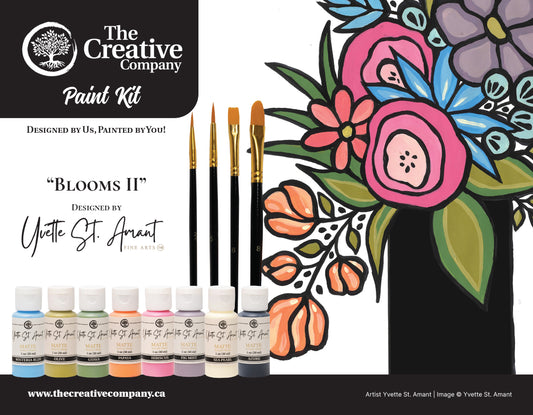 Blooms 2 by Yvette St. Amant - Paint kit