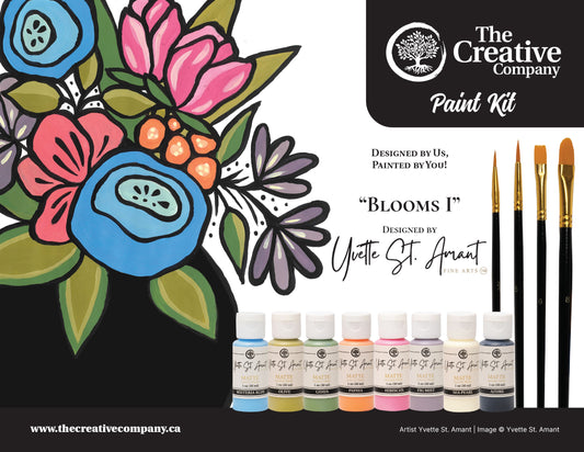 Blooms 1 by Yvette St. Amant - Paint Kit