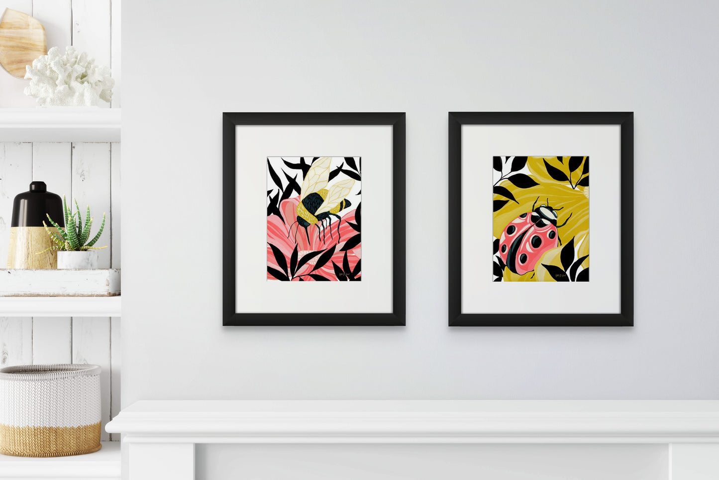 Spring in the Garden II Print by Yvette St. Amant (White Border)