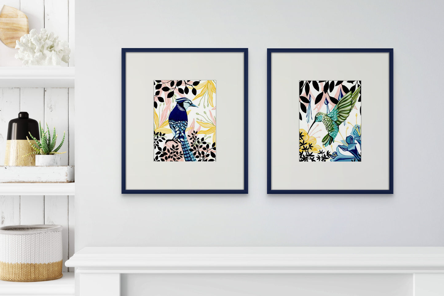 Honeycomb Living I Print by Yvette St. Amant