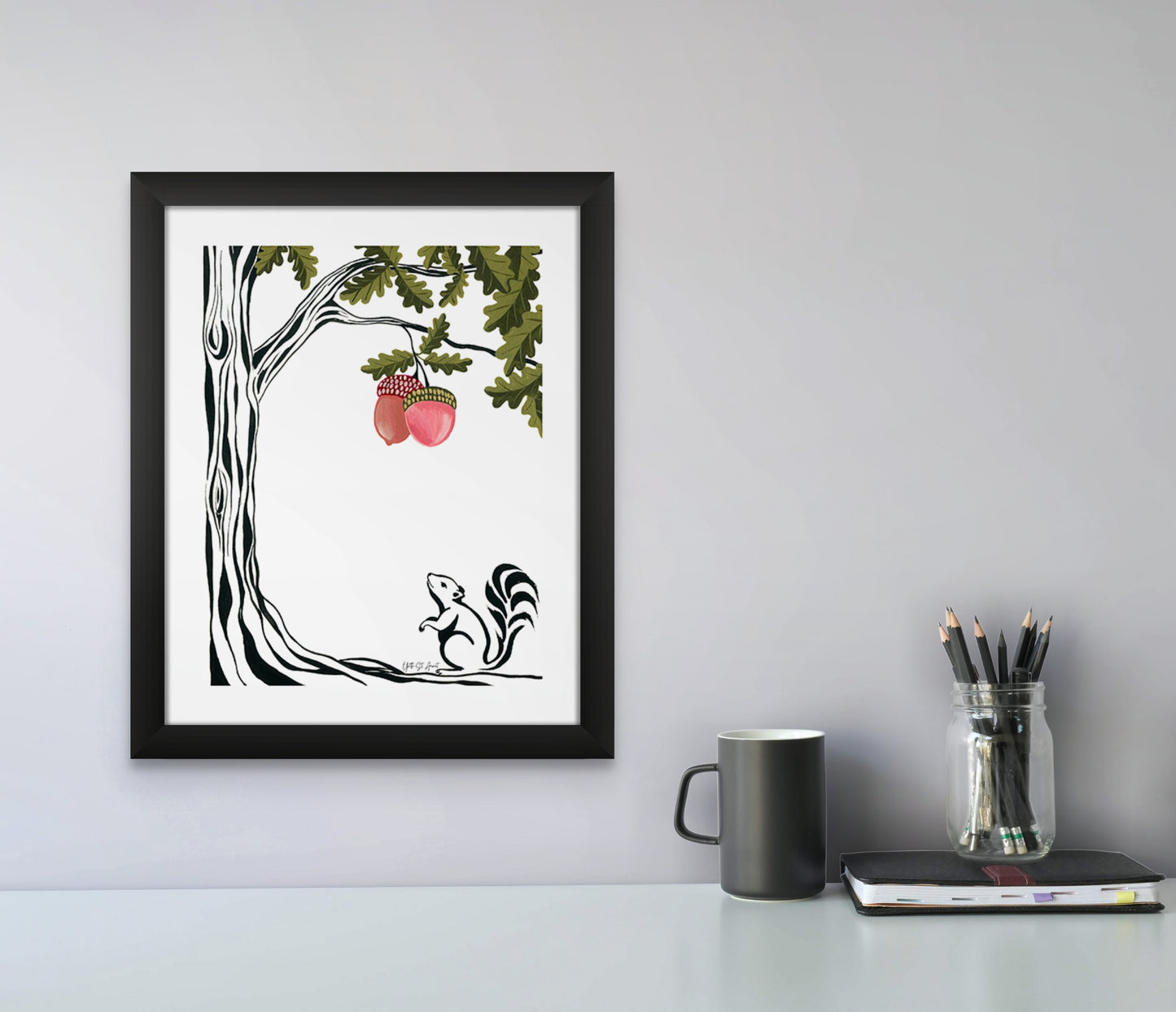 Big Oak Print by Yvette St. Amant (White Border)