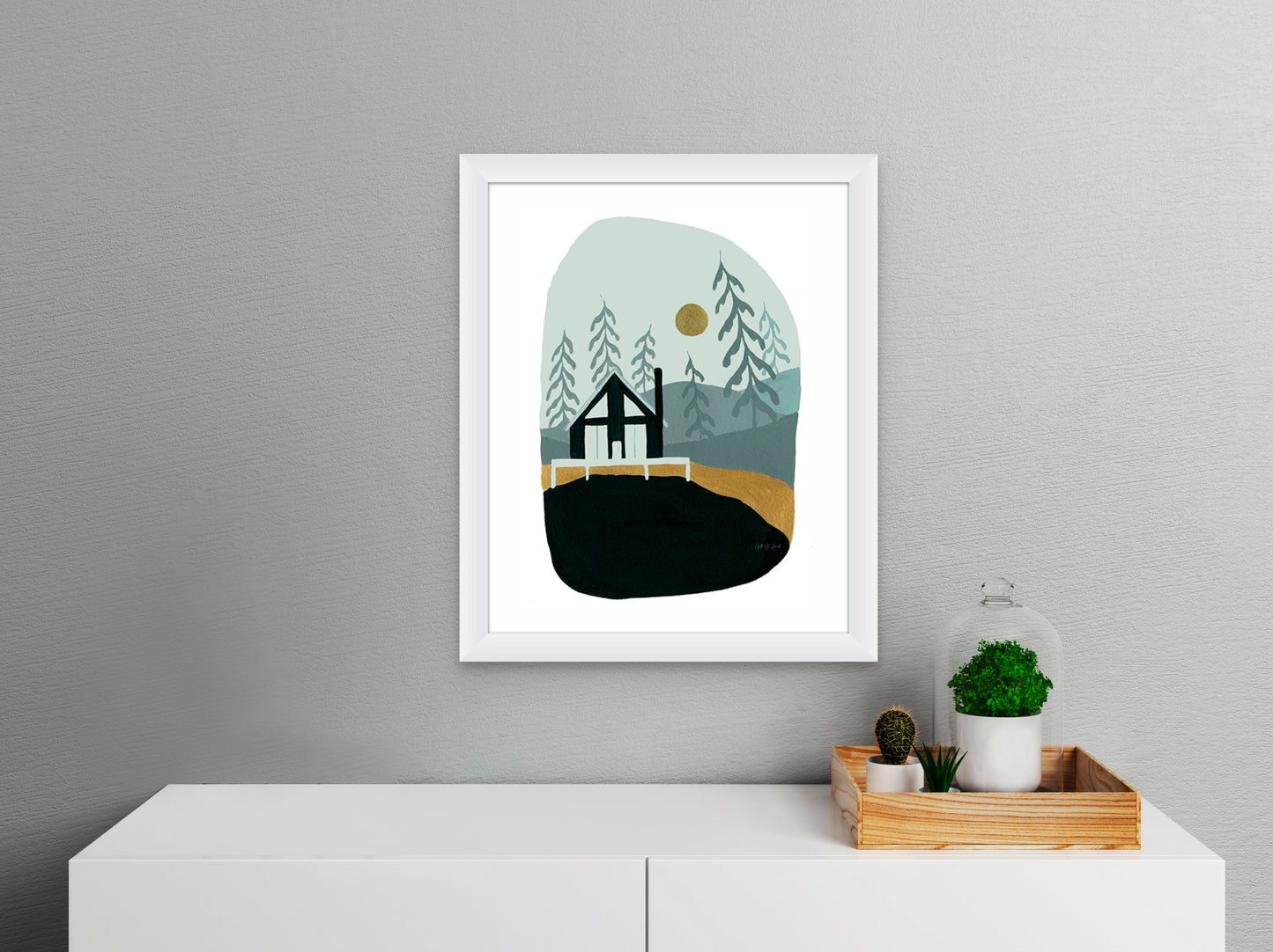 Camp Retreat II Print by Yvette St.Amant