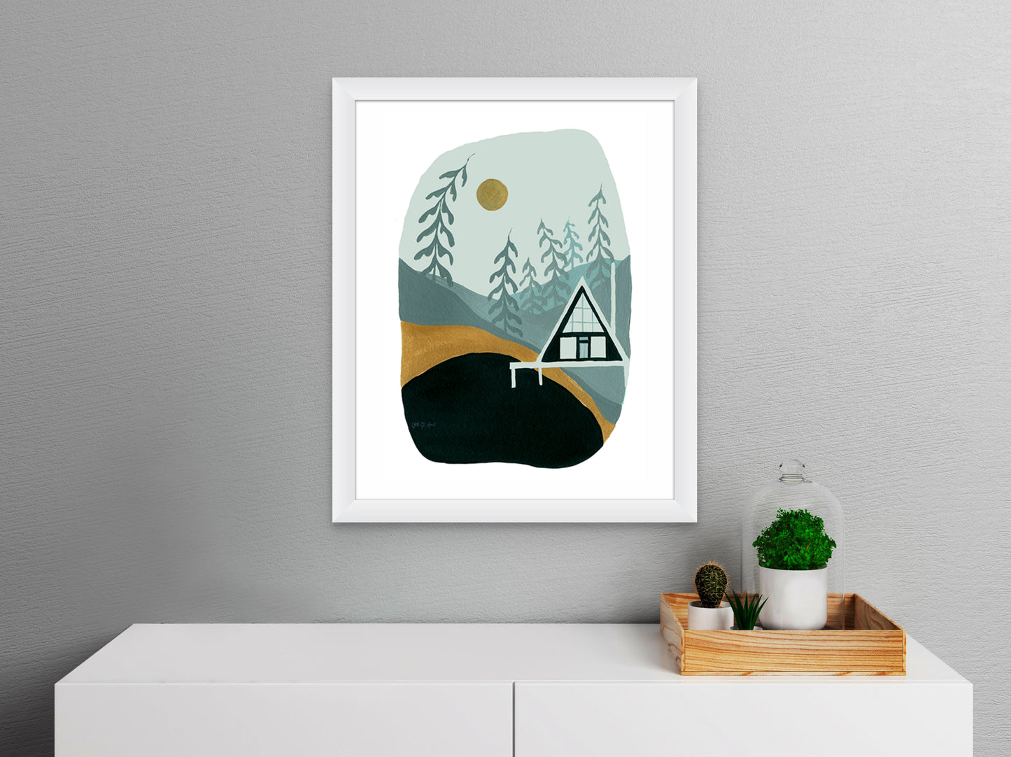 Camp Retreat I Print by Yvette St.Amant