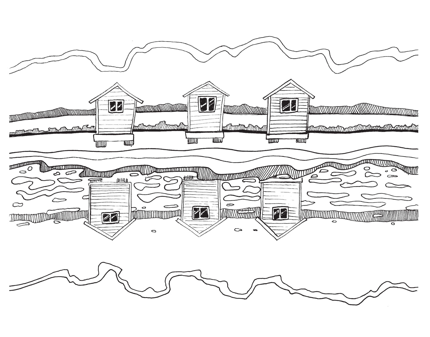Canadian Landmarks Colouring Kit by Steve Gerow