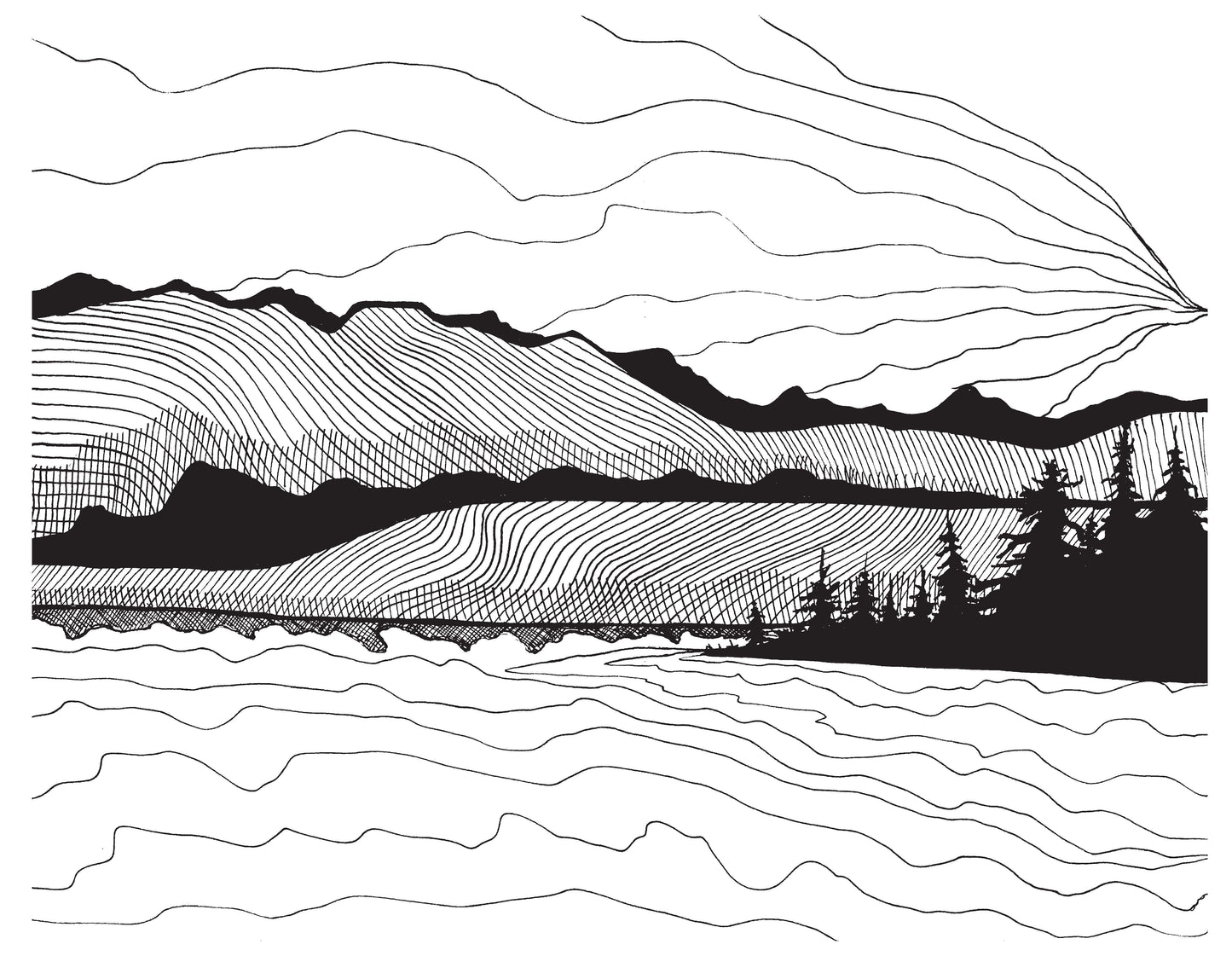 Canadian Landmarks Colouring Kit by Steve Gerow