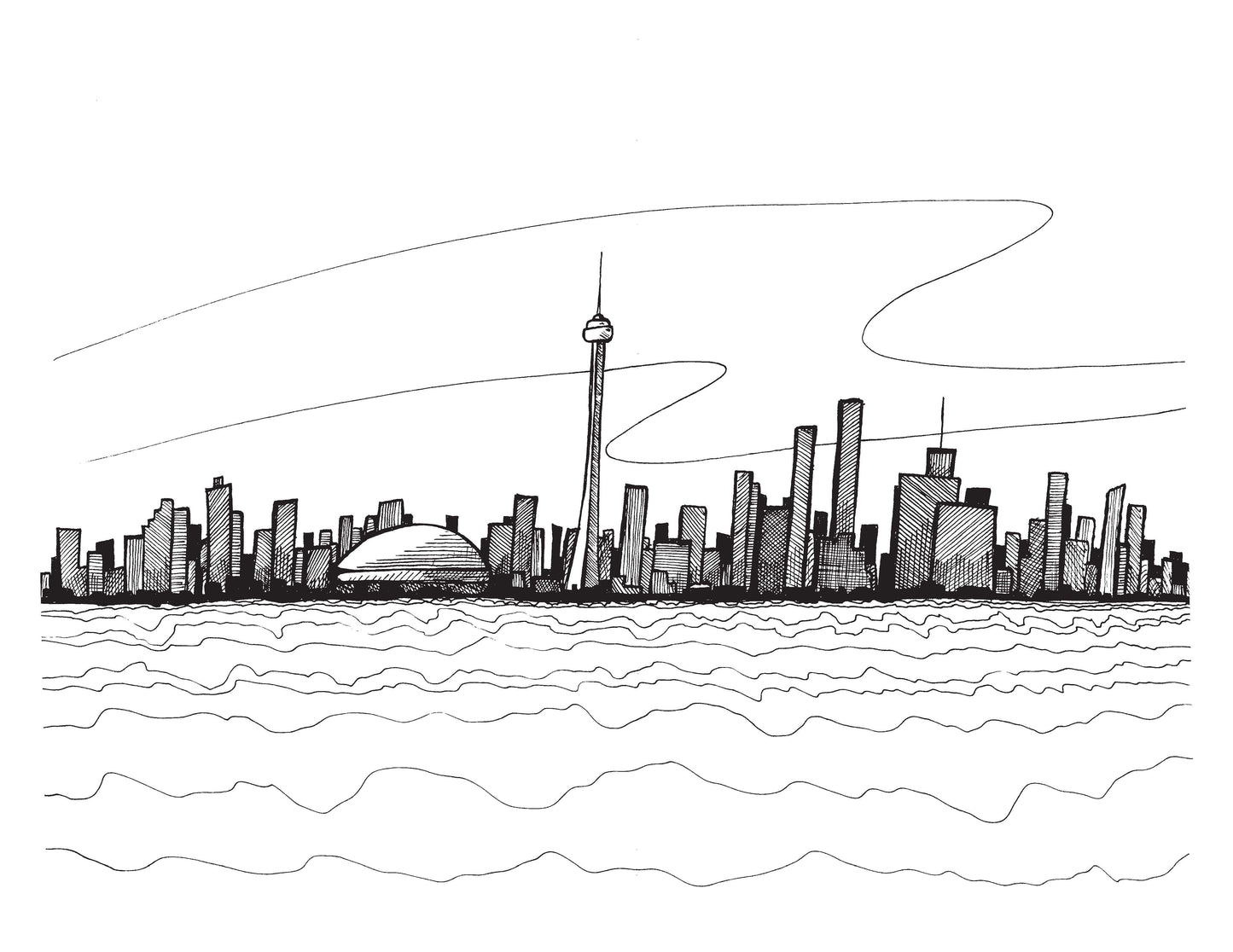 Canadian Landmarks Colouring Kit by Steve Gerow