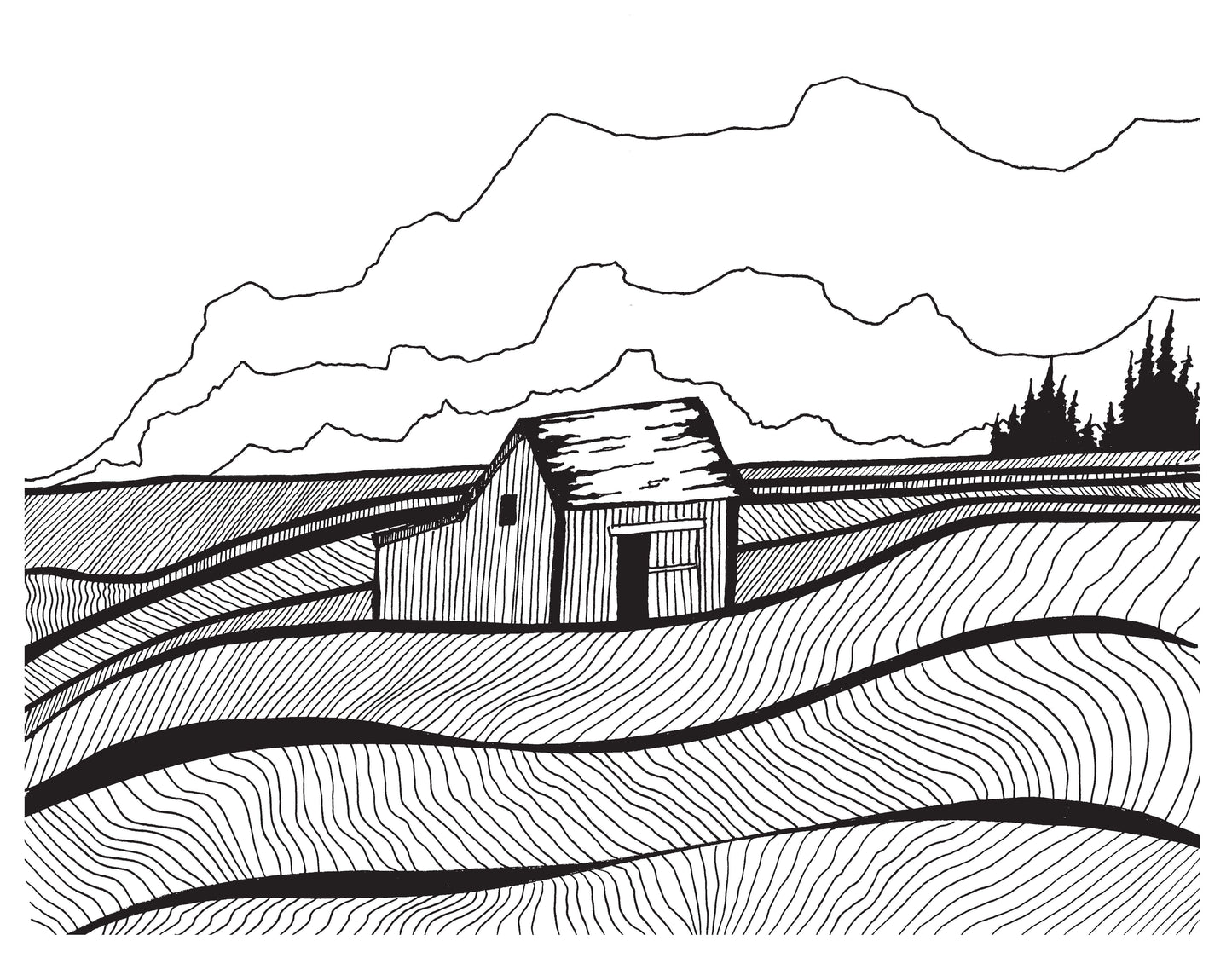 Canadian Landmarks Colouring Kit by Steve Gerow