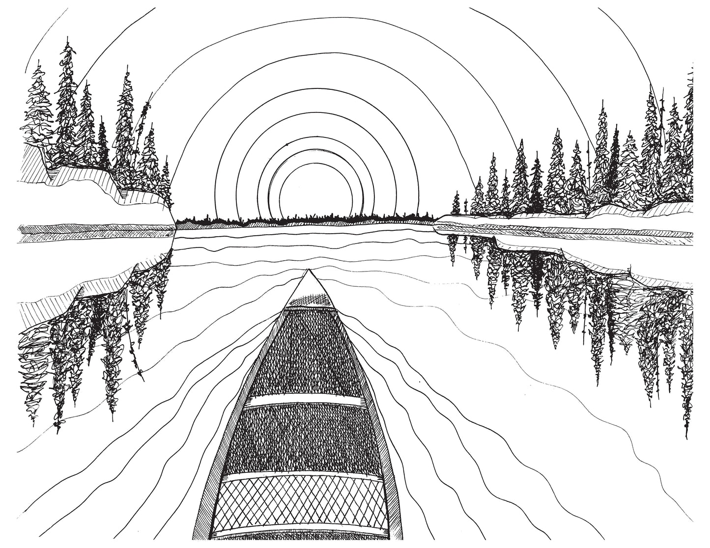 Canadian Landmarks Colouring Kit by Steve Gerow