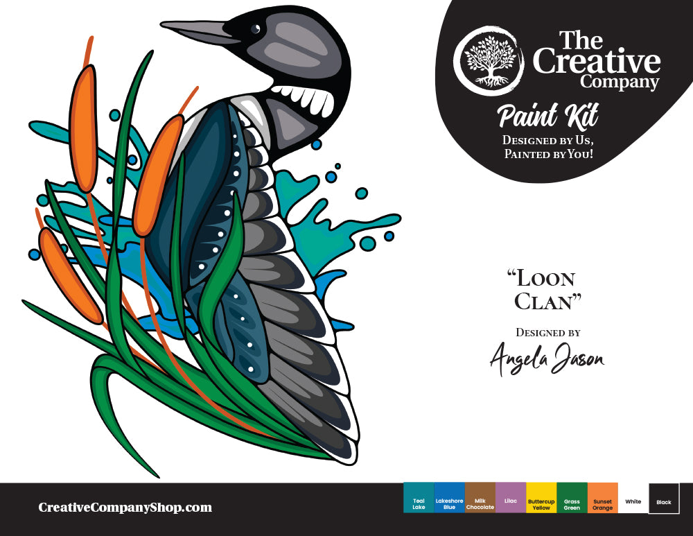 Loon Clan by Angela Jason - Paint Kit