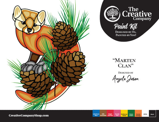 Marten Clan by Angela Jason - Paint Kit