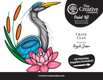 Crane Clan by Angela Jason - Paint Kit