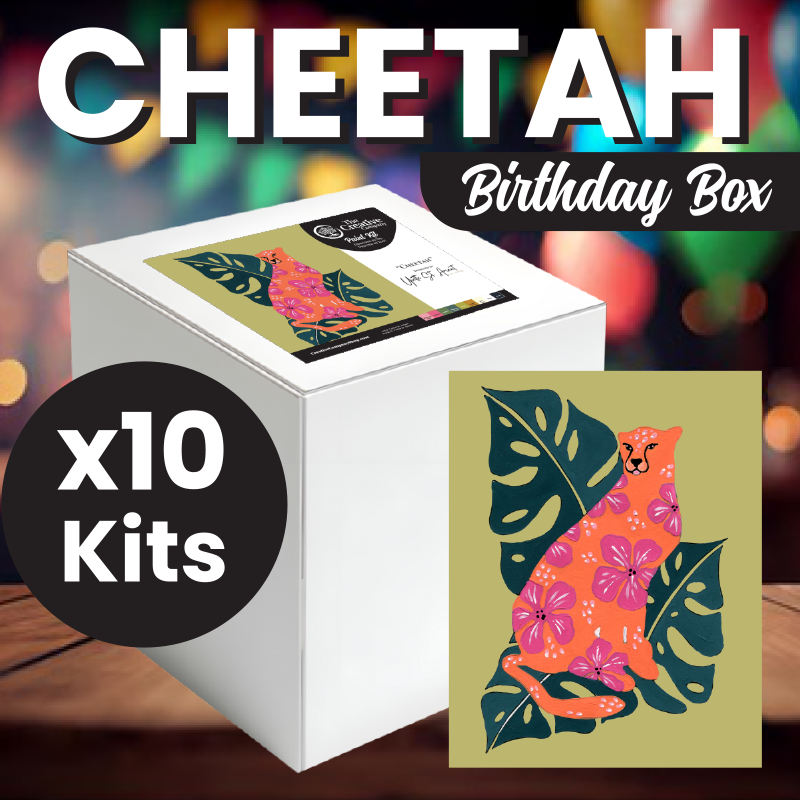 10 Pack Birthday Box - Cheetah