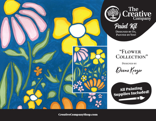 Flower Collection by Deena Kruger - Paint Kit