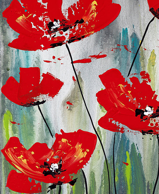 Poppies Print by Deena Kruger