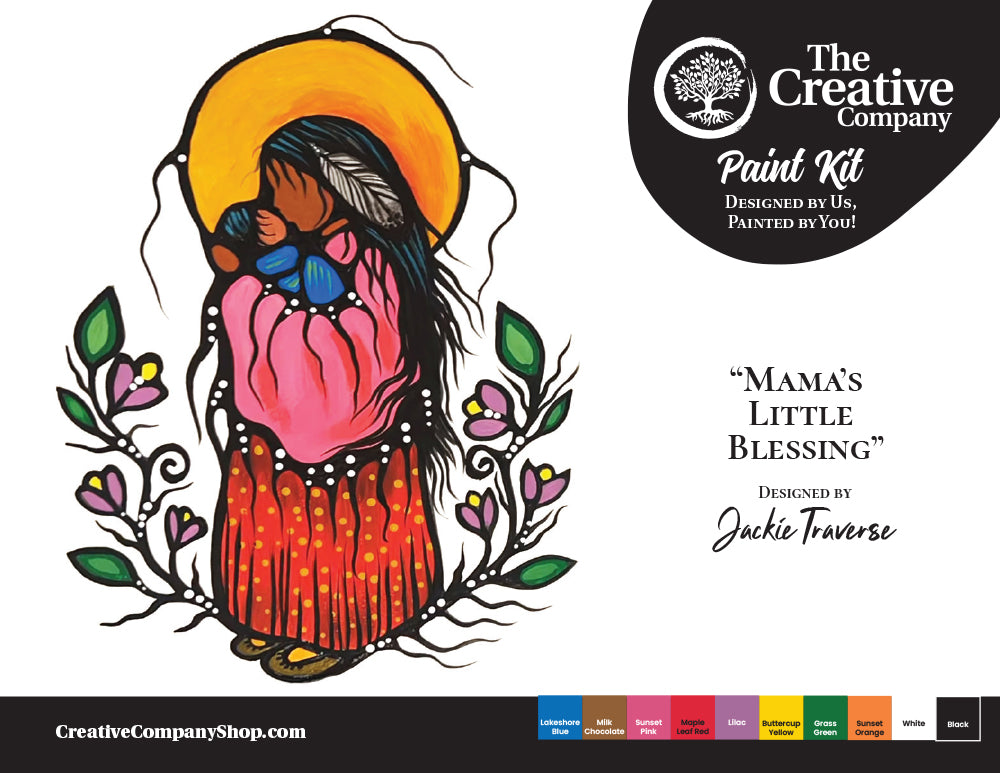 Mama's Little Blessing by Jackie Traverse - Paint Kit