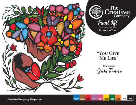 You Give Me Life by Jackie Traverse - Paint Kit