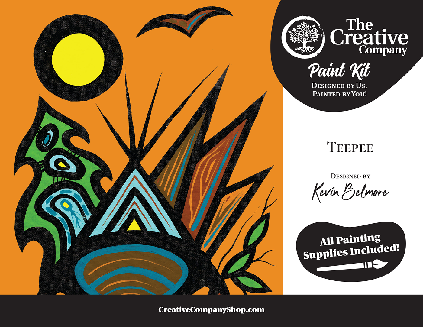 Teepee by Kevin Belmore - Paint Kit