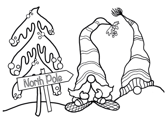 North Pole Gnomes Canvas - Box of 25
