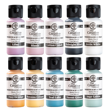 CLEARANCE - TCC COLOURS VARIETY BOX 2 - ACRYLIC PAINTS - 30ml - CASE of 100