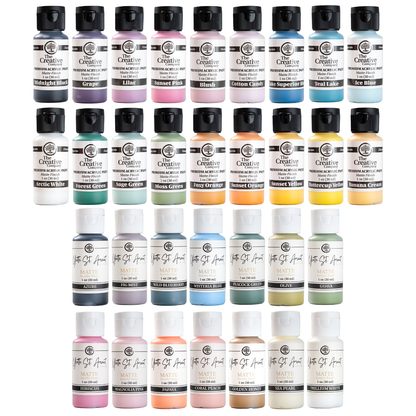 CLEARANCE - TCC & YSA COLOURS COMBO BOX - ACRYLIC PAINTS - 30ml - CASE of 100
