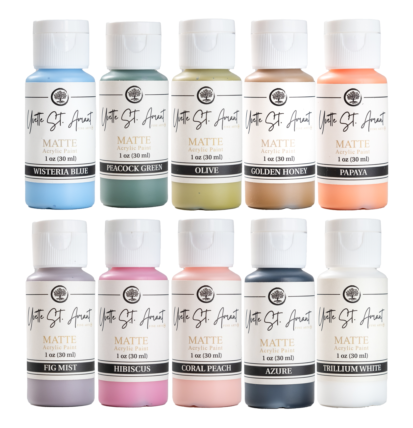CLEARANCE - YSA COLOURS VARIETY BOX - ACRYLIC PAINTS - 30ml - CASE of 100