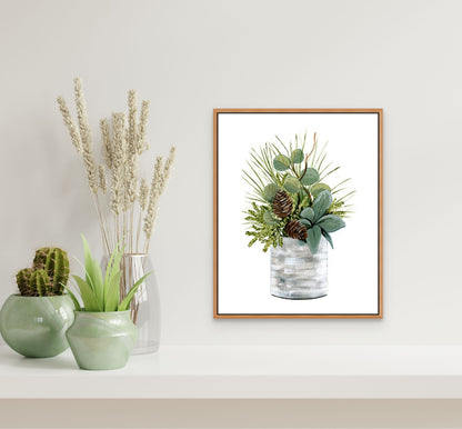 Farmhouse Rustic Centerpiece Print by Yvette St. Amant