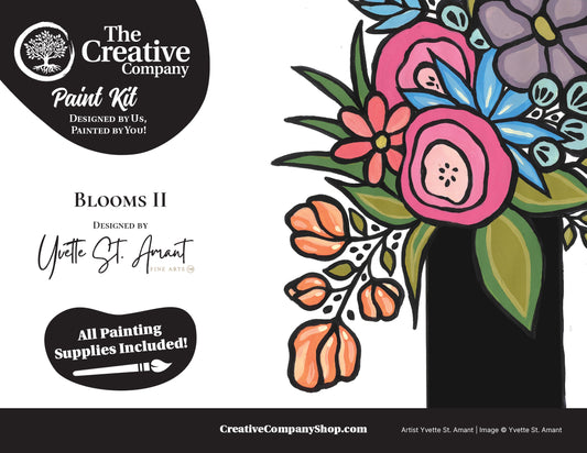 Blooms II by Yvette St. Amant - Paint Kit