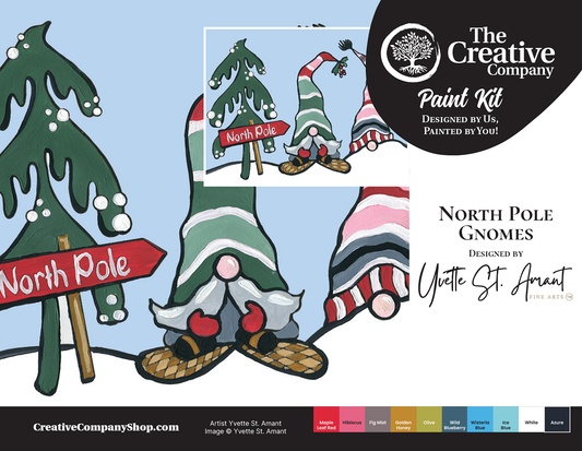 North Pole Gnomes by Yvette St. Amant - Paint Kits