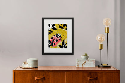 Spring in the Garden I Print by Yvette St. Amant (White Border)