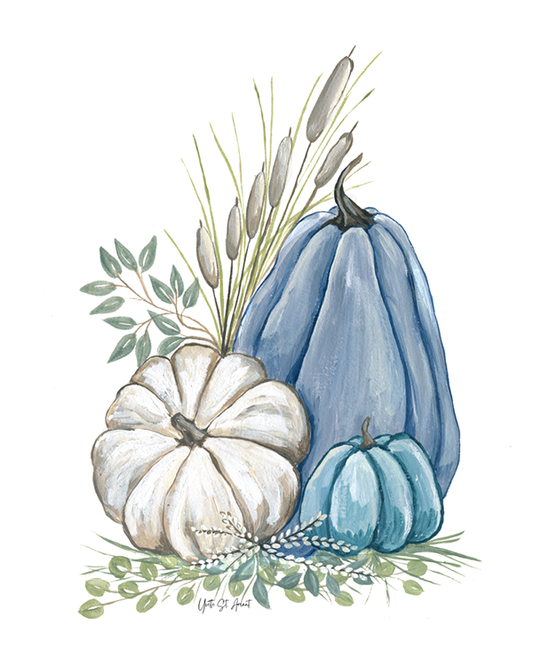 Blue Harvest II Print by Yvette St. Amant