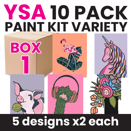 SALE! YSA 10 Pack Paint Kit VARIETY Box 1
