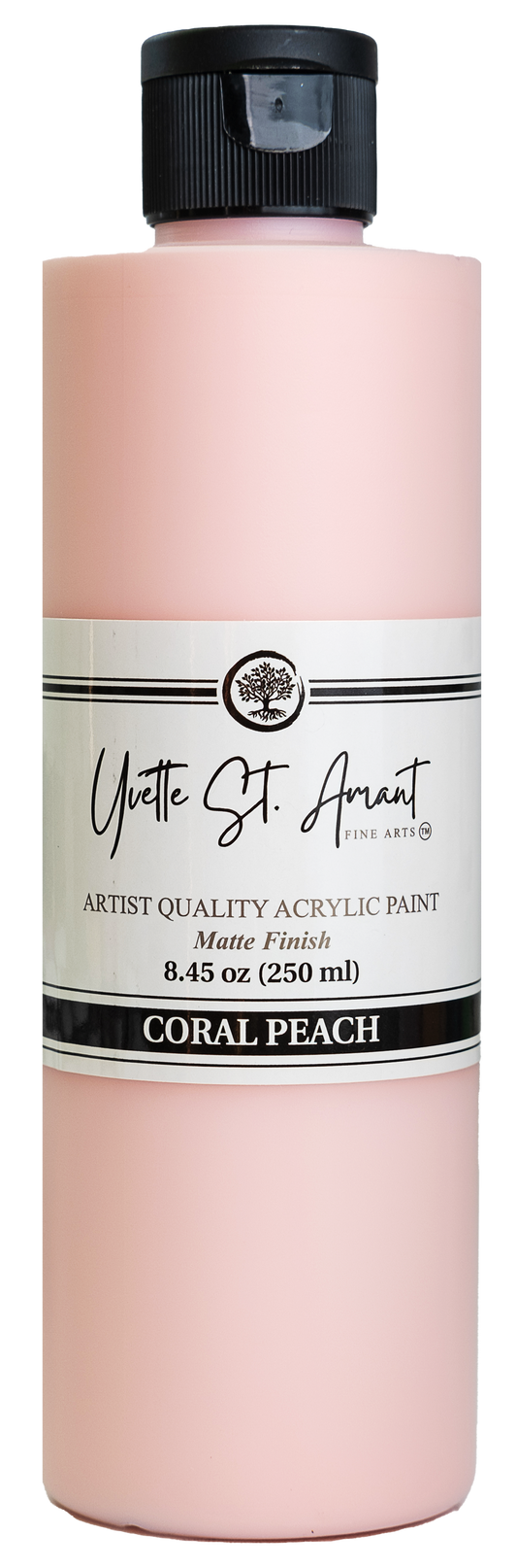 Yvette St. Amant 250ml Paint Bottle - Coral Peach