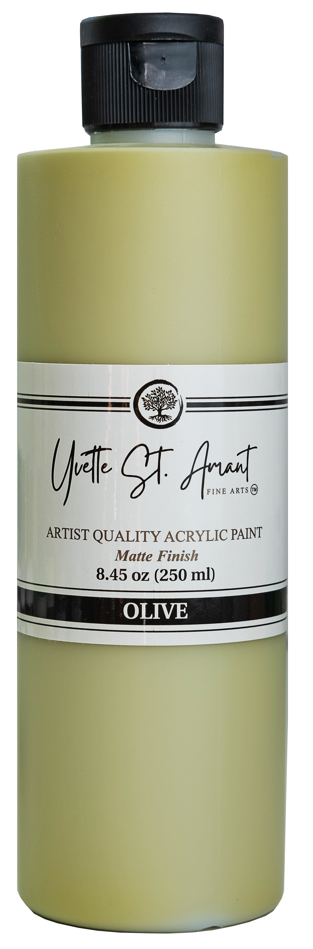 Yvette St. Amant 250ml Paint Bottle - Olive