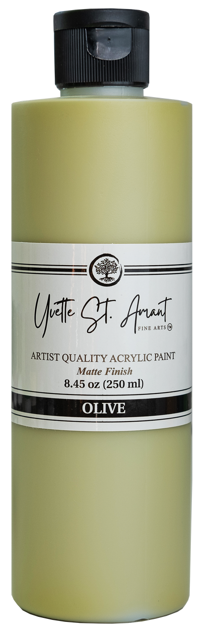 Yvette St. Amant 250ml Paint Bottle - Olive