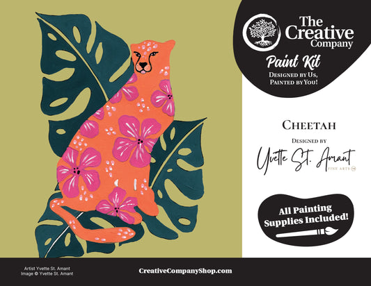 Cheetah by Yvette St. Amant - Paint Kit