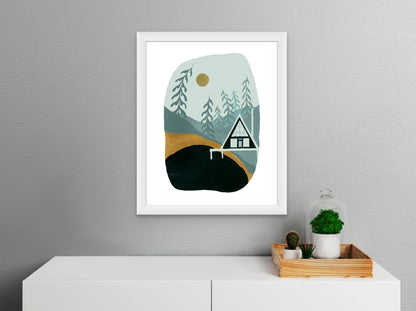 Camp Retreat I Print by Yvette St.Amant