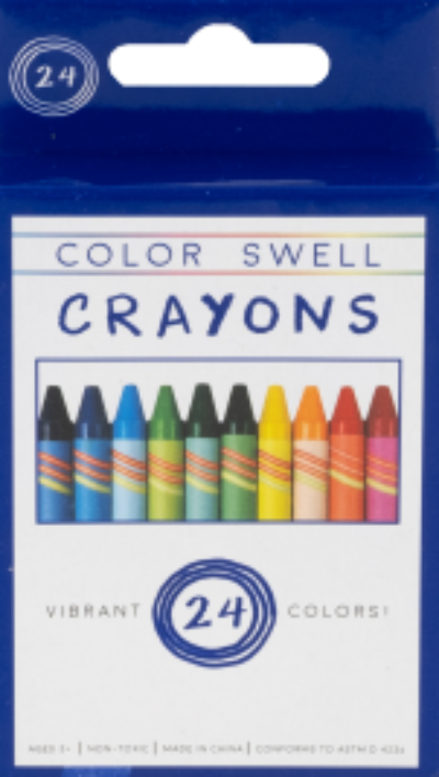 24 Pack Crayons CASE (36 packs/case) CLEARANCE Only $2.64 per pack!